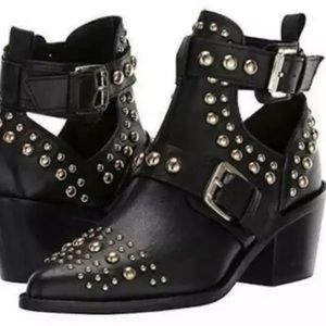 ISO KURT GEIGER STUDDED ANKLE BOOTS